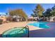 Community swimming pool and spa with sundeck at 5655 E Sahara Ave # 1052, Las Vegas, NV 89142