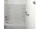 Modern bathtub with tiled surround and shelves at 9229 Millikan Ave, Las Vegas, NV 89148