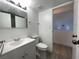 Bathroom featuring a vanity sink and toilet at 4281 White Sands Ave, Las Vegas, NV 89121