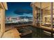 Balcony with a jacuzzi and city view at 3111 Bel Air Dr # 28C, Las Vegas, NV 89109
