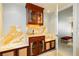 Exquisite bathroom featuring custom cabinetry and a built-in vanity at 3111 Bel Air Dr # 28C, Las Vegas, NV 89109