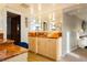 Vanity area with stunning marble counter tops and a sink with plenty of lighting in a condo bathroom at 3111 Bel Air Dr # 28C, Las Vegas, NV 89109