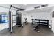 Community gym featuring a variety of machines and a vending machine at 3111 Bel Air Dr # 28C, Las Vegas, NV 89109