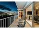 Inviting patio with city views, providing a seamless transition between indoor and outdoor living at 3111 Bel Air Dr # 28C, Las Vegas, NV 89109