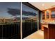 Stylish wet bar with a stunning city view, perfect for enjoying a drink while taking in the sights at 3111 Bel Air Dr # 28C, Las Vegas, NV 89109