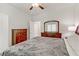 Bedroom with double dresser and ceiling fan at 8351 Gold River Ct, Las Vegas, NV 89113