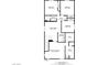 Second floor plan features primary bedroom, Gathering room and bedrooms at 8351 Gold River Ct, Las Vegas, NV 89113