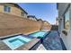 Private backyard oasis with pool and spa at 8351 Gold River Ct, Las Vegas, NV 89113