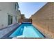 Long rectangular pool and spa at 8351 Gold River Ct, Las Vegas, NV 89113