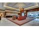 Elegant lobby with seating area and chandelier at 145 E Harmon Ave # 1120, Las Vegas, NV 89109