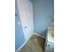 Neat bathroom with tile flooring and a vanity at 2802 Camelback Ln, Henderson, NV 89074