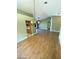 Dining room with hardwood floors and chandelier at 2802 Camelback Ln, Henderson, NV 89074