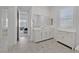 Bright bathroom with double vanity and marble flooring at 12295 Skyracer Dr, Las Vegas, NV 89138