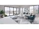 Spacious living room with large windows and city views at 7090 Fazio Dr, Las Vegas, NV 89110