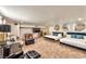 Finished basement with two bedrooms and a sitting area at 3784 Pama Ln, Las Vegas, NV 89120