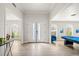Spacious entryway with pool table and view to dining area at 3784 Pama Ln, Las Vegas, NV 89120