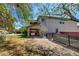 View of a spacious backyard with mature landscaping and a private pool at 5301 Fairbranch Ln, Las Vegas, NV 89135