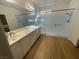 Primary bathroom with double vanity and glass shower at 1335 Temporale Dr, Henderson, NV 89052
