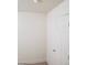 Bedroom with white walls and a standard closet door at 3505 Benson Ln, North Las Vegas, NV 89032