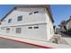 Side view of building showcasing building design and landscaping at 1321 Del Mar St # 4, Las Vegas, NV 89119