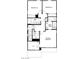 Second floor plan featuring primary bedroom and two additional bedrooms at 1448 Nocturnal Flight St, Las Vegas, NV 89138