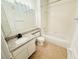 Bathroom featuring granite countertop, bathtub, and tiled flooring at 3205 Mystic Ridge Ct, Las Vegas, NV 89129