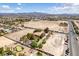 Aerial view of house and surrounding landscape at 1860 E Ford Ave, Las Vegas, NV 89123