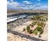 Property's aerial view showing its location near stadium and strip at 1860 E Ford Ave, Las Vegas, NV 89123