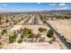 Aerial view of house, landscape, and neighborhood at 1860 E Ford Ave, Las Vegas, NV 89123