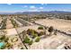 Aerial view showcasing house and surrounding area at 1860 E Ford Ave, Las Vegas, NV 89123