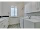 Bright laundry room with white cabinets and a window at 1860 E Ford Ave, Las Vegas, NV 89123