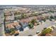 Aerial view of house and surrounding neighborhood at 7917 Sally Irene Ct, Las Vegas, NV 89113