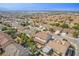 Aerial view showing the house's location in a residential neighborhood at 7917 Sally Irene Ct, Las Vegas, NV 89113