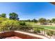 Peaceful balcony view overlooking a lush golf course at 7132 Mission Hills Dr, Las Vegas, NV 89113