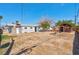 Backyard with a shed and a tree at 4313 El Conlon Ave, Las Vegas, NV 89102
