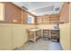 Unfinished basement with pegboard walls and shelving at 4313 El Conlon Ave, Las Vegas, NV 89102