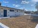 Ranch style home with a gravel front yard and blue front door at 4313 El Conlon Ave, Las Vegas, NV 89102