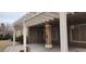 Covered patio with ceiling fans, offering a cool retreat with stylish pergola at 1629 Black Fox Canyon Rd, Henderson, NV 89052