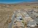 Aerial view of a neighborhood in a desert setting at 5021 Ray Frank Blvd, Pahrump, NV 89060