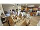 Elegant dining room features a wood table and access to the kitchen at 5021 Ray Frank Blvd, Pahrump, NV 89060