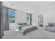 Spacious bedroom featuring carpet, a chair, and scenic views, perfect for rest at 9760 Solar Ave, Las Vegas, NV 89149