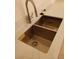 Modern double stainless steel kitchen sink with quartz countertops at 6449 Elizabethtown Ave, Las Vegas, NV 89110