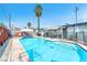 Relaxing pool area with ample patio space for lounging at 1334 Eastwood Dr, Las Vegas, NV 89104