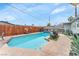 Inviting swimming pool area, perfect for relaxation and outdoor activities at 1334 Eastwood Dr, Las Vegas, NV 89104