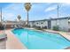 Beautiful pool with patio, perfect for lounging and outdoor gatherings at 1334 Eastwood Dr, Las Vegas, NV 89104