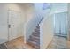 Bright entryway with staircase and tiled flooring at 4590 Lime Straight Dr, Las Vegas, NV 89115