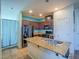 Modern kitchen with granite countertops and island at 4590 Lime Straight Dr, Las Vegas, NV 89115