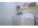 Convenient laundry room with washer and dryer included at 4590 Lime Straight Dr, Las Vegas, NV 89115