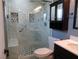 Modern bathroom with a large walk-in shower and tiled walls at 5900 Gordon Ave, Las Vegas, NV 89108