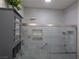 Shower with glass enclosure and modern fixtures at 5900 Gordon Ave, Las Vegas, NV 89108